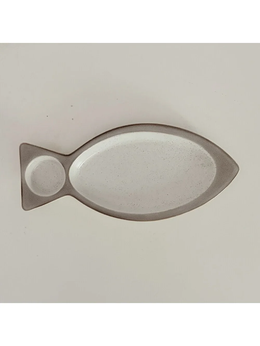 Vintage Fish Dish Rego Ceramic Fish-Shaped Serving Platters Set of 2